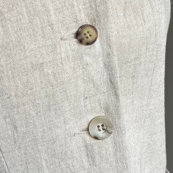 VTG 90S EXPRESS LINEN VEST TOP - Picture 6 of 8